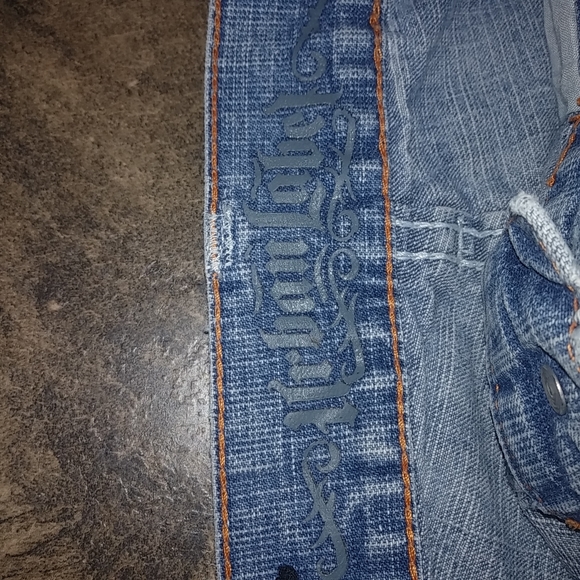 Urban Level Mens 38 Distressed Cutoff Jeans Shorts - Picture 8 of 9